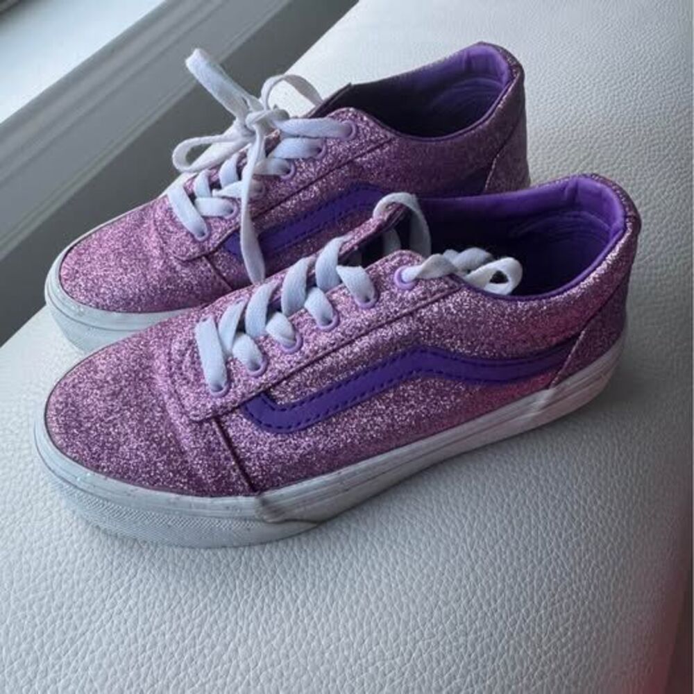 Vans Old Skool Purple Glitter US Missy 1.0